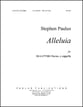 Alleluia SSAATTBB choral sheet music cover